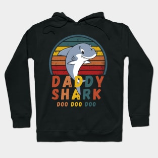 Daddy Shark Shirt Father's day Gift For Dad T-Shirt Hoodie